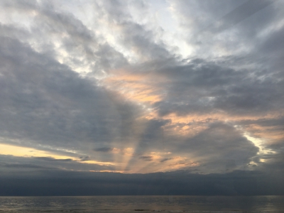 Mooie luchten aan het eind van de zomer 2019