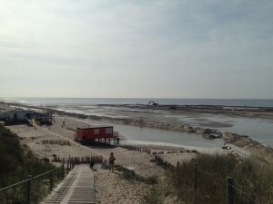 Strand Camperduin op 28 september 2014